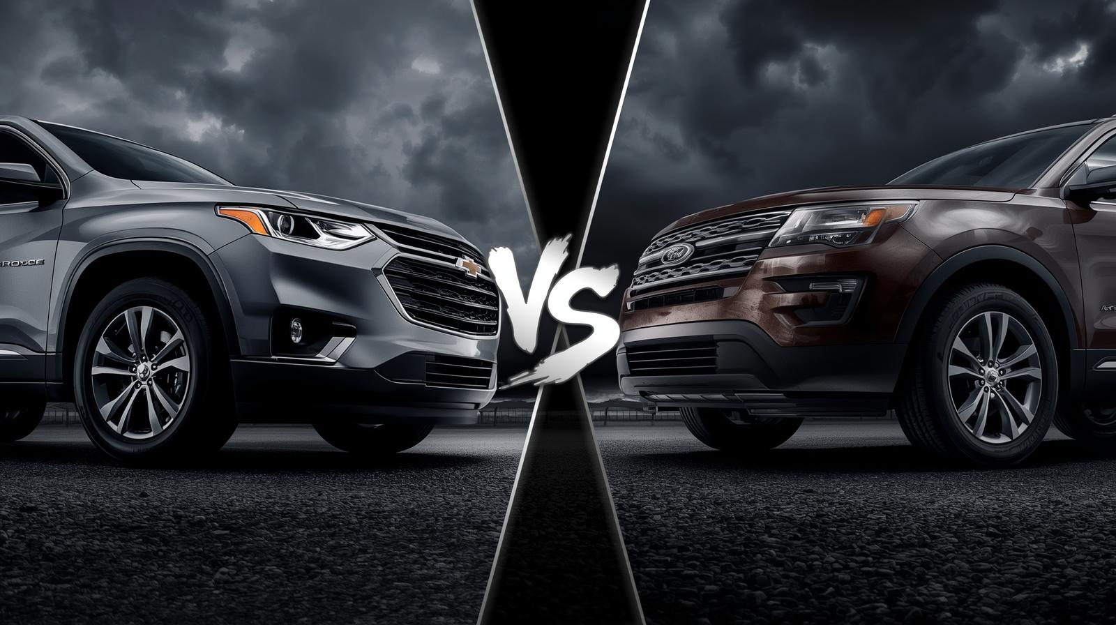 Chevy Traverse vs Ford Explorer