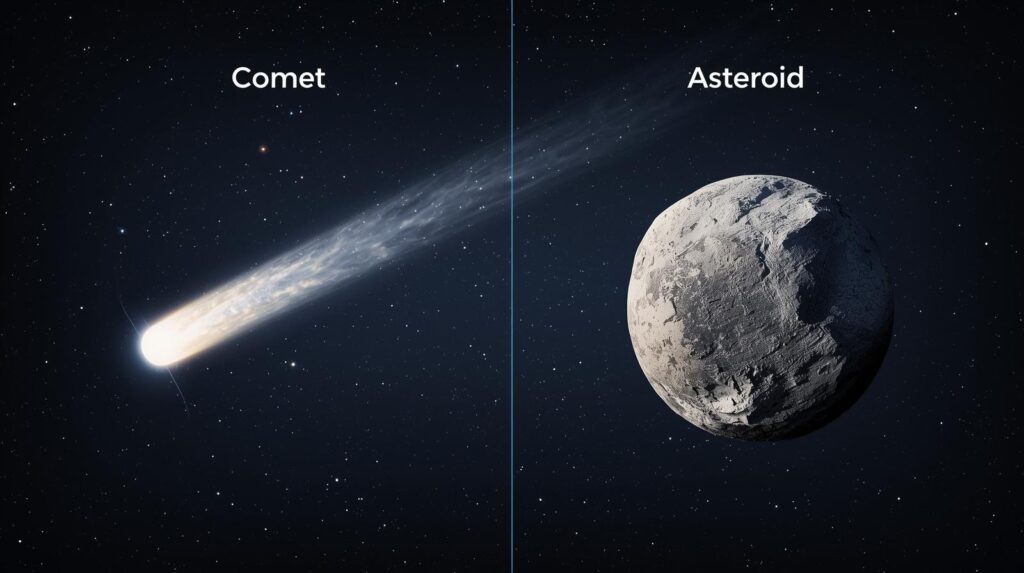 Comet and Asteroid