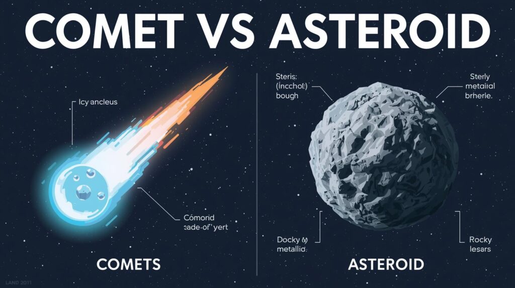 Comet vs An Asteroid