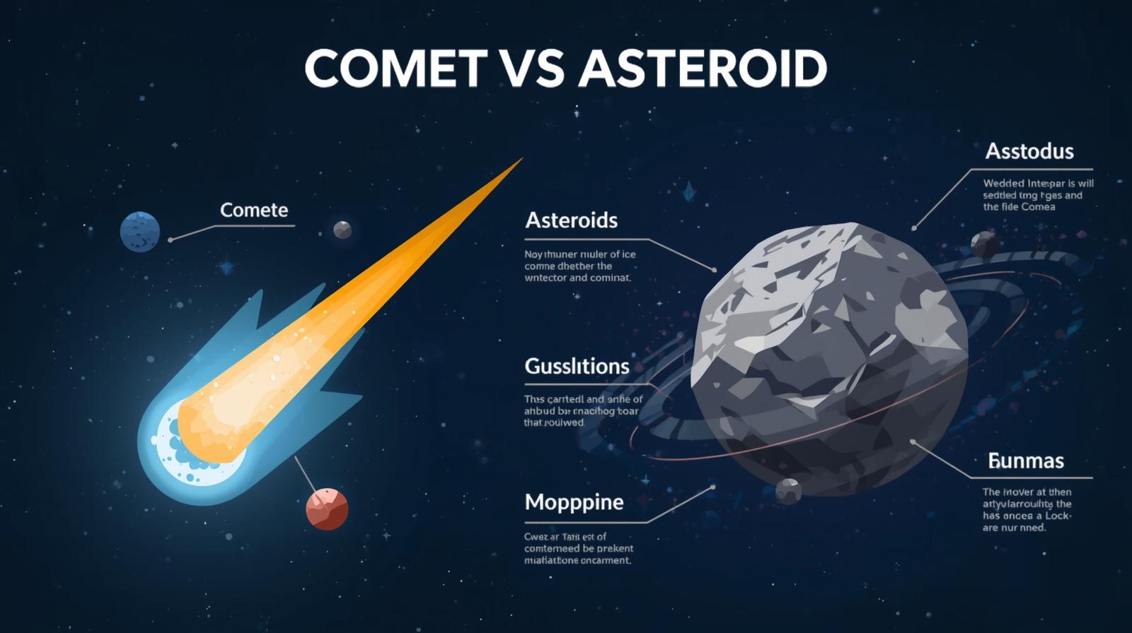 Comet vs Asteroid