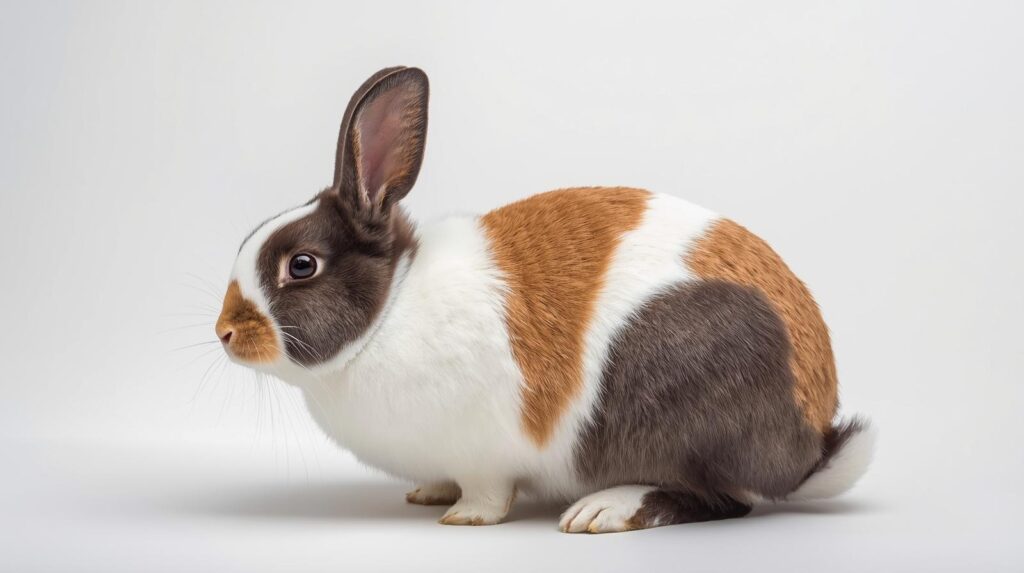 Japanese harlequin rabbit