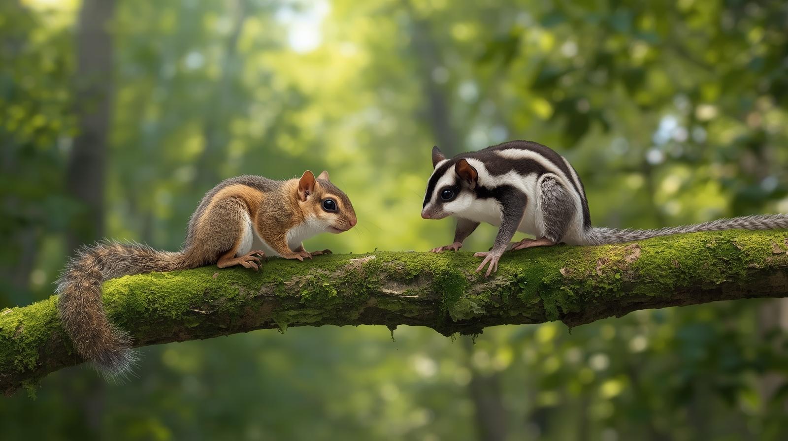 Flying Squirrel vs Sugar Glider