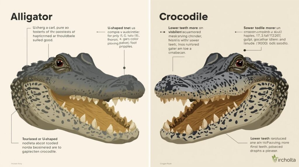 Alligator and Crocodile
